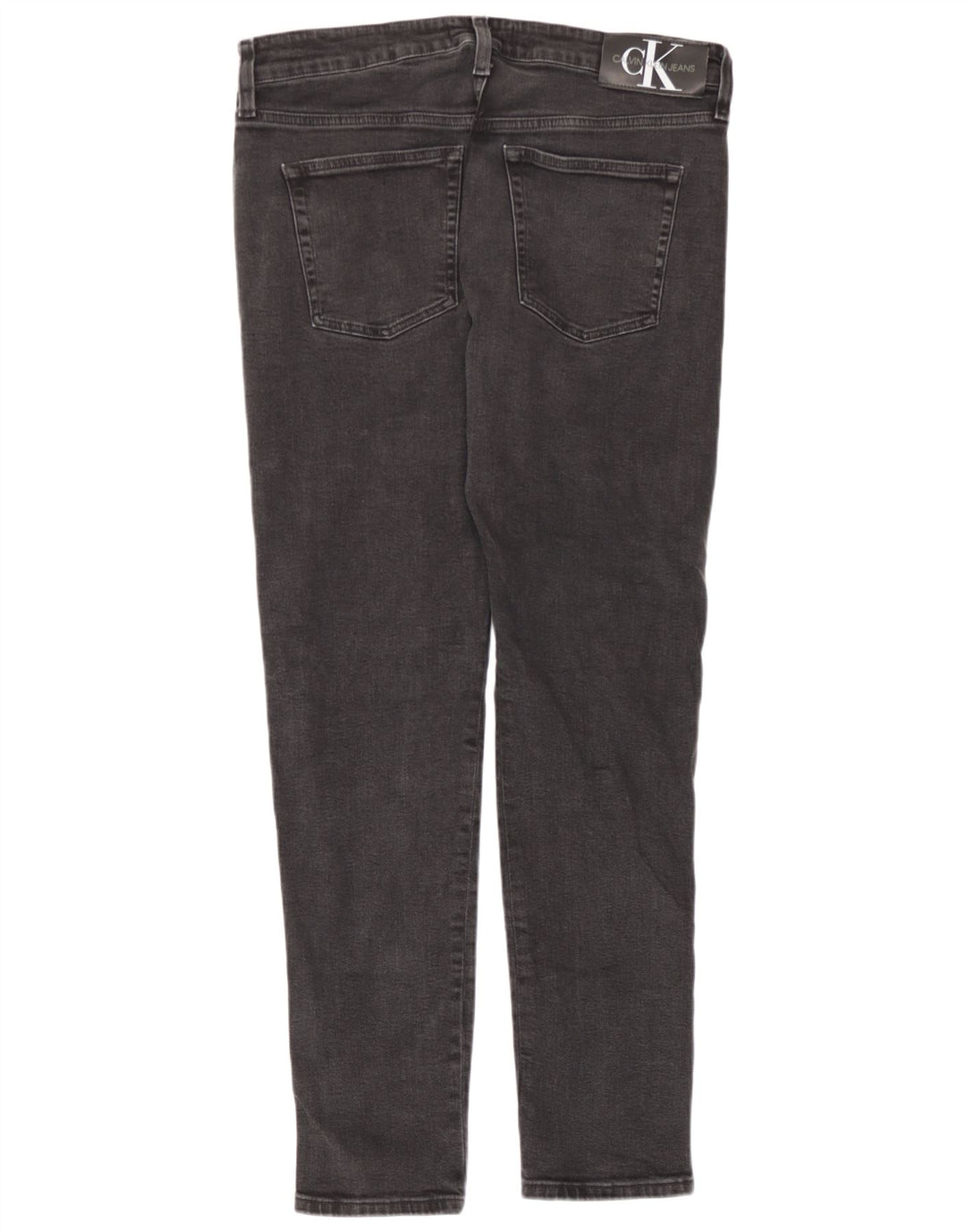 Calvin Klein Herre Graphic Slim Jeans W34 L32 Grå Bomuld