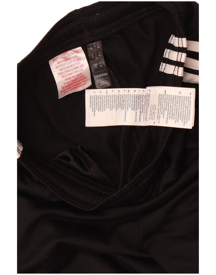 Adidas Boys Aeroready Tracksuit Bukser 9-10 år Sort polyester