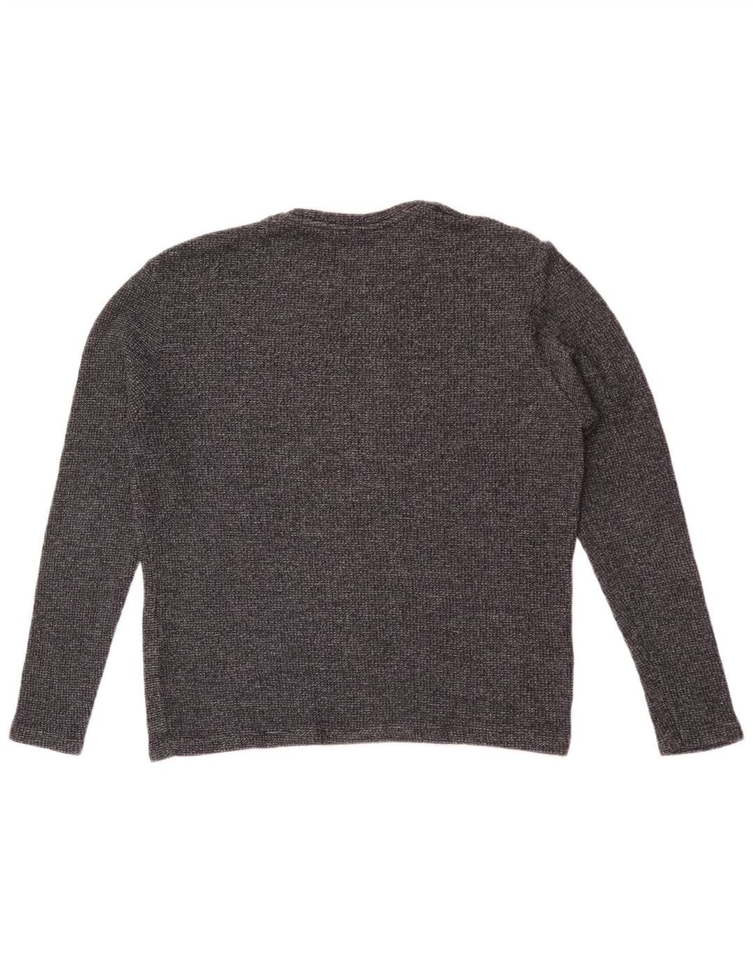 Zara Dame Jumper Sweater UK 14 Medium Grey Bomuld