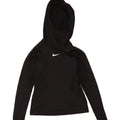 NIKE Womens Hoodie Jumper UK 6 XS Black Polyester Vintage Nike and Second-Hand Nike from Messina Hembry 