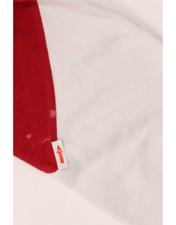Champion Herre Sweatshirt Jumper Medium Hvid Colourblock Bomuld