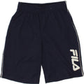 FILA Boys Graphic Sport Shorts 10-11 Years Medium Navy Blue Polyester Vintage Fila and Second-Hand Fila from Messina Hembry 