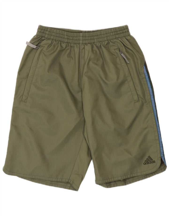 ADIDAS Mens Sport Shorts Small  Khaki Polyamide