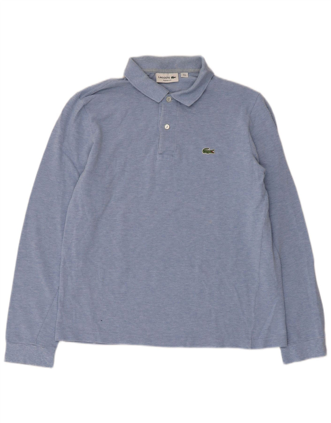Lacoste Langærmet herre poloshirt med klassisk pasform str. 4 Medium Blue Flecked