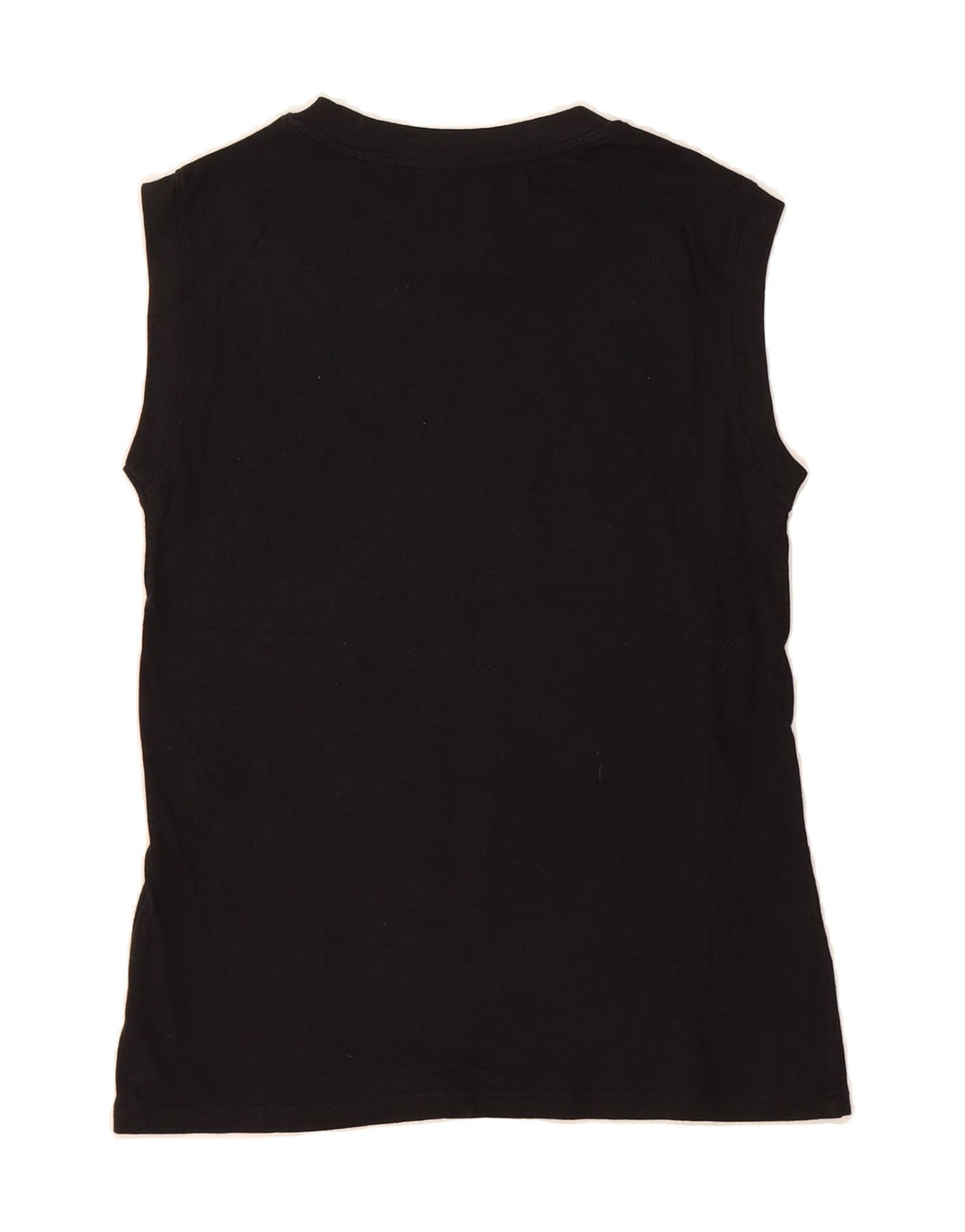 LEVI'S Womens Graphic Vest Top UK 6 XS Black Vintage Levi's and Second-Hand Levi's from Messina Hembry 