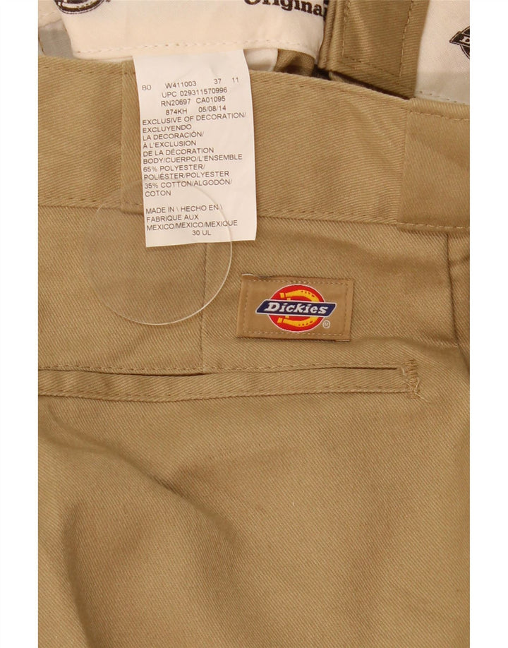 Dickies Straight Chino-bukser til mænd W30 L32 brun polyester