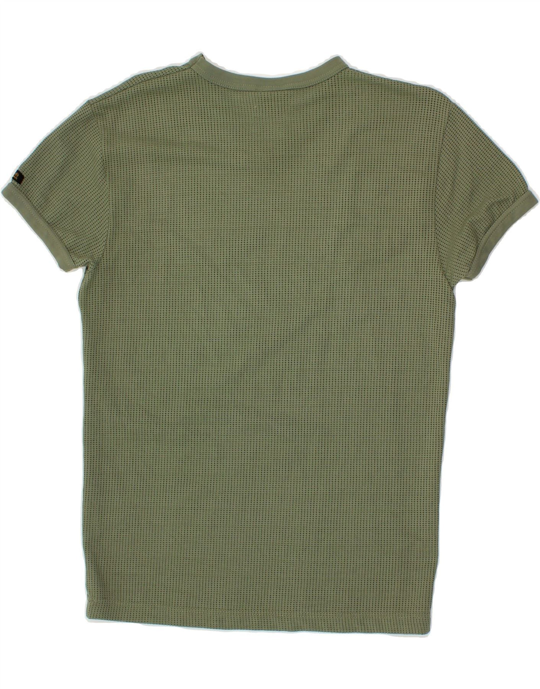 LEE Womens T-Shirt Top UK 14 Large Green Tencel Vintage Lee and Second-Hand Lee from Messina Hembry 