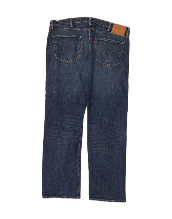 LEVI'S Straight jeans til mænd W38 L32 blå bomuld