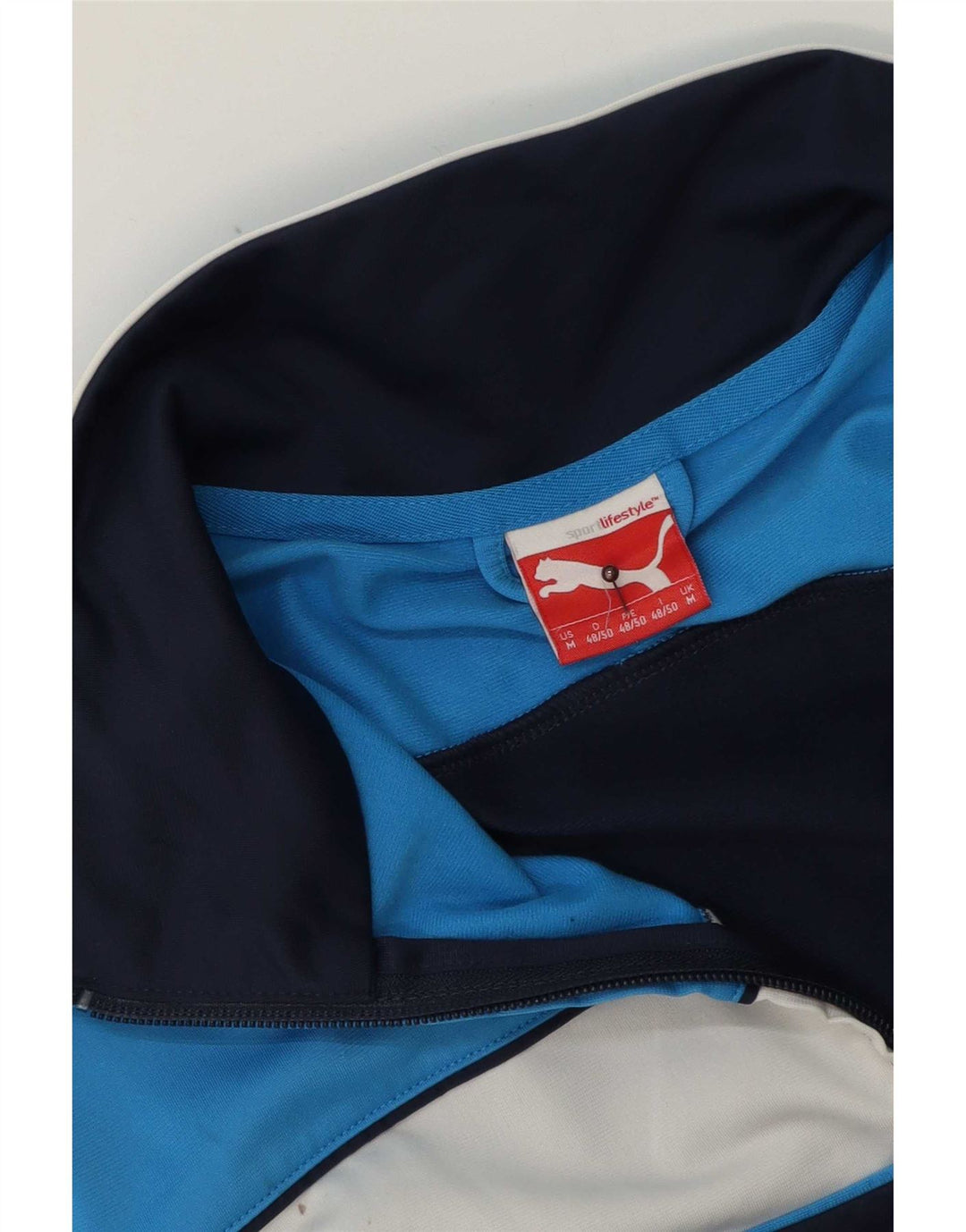 Puma Træningsdragt til mænd Topjakke Medium Navy Blue Colourblock