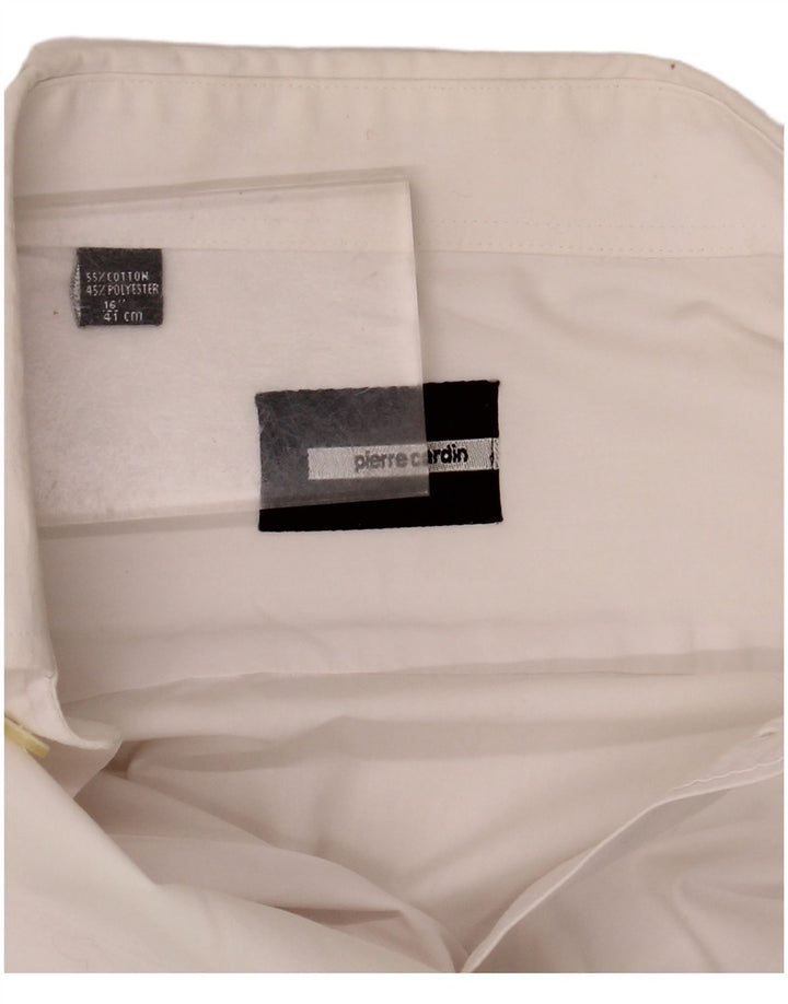 Pierre Cardin Herre formel skjorte str. 46 41 Stor hvid bomuld