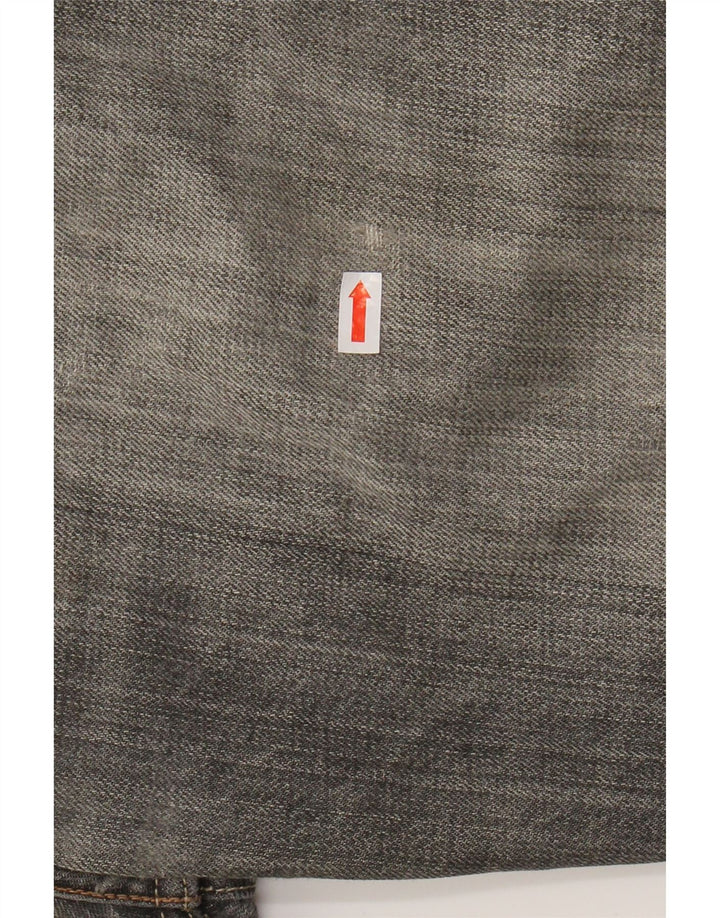LEVI'S Herre 505 Straight Jeans W33 L30 Grå Bomuld