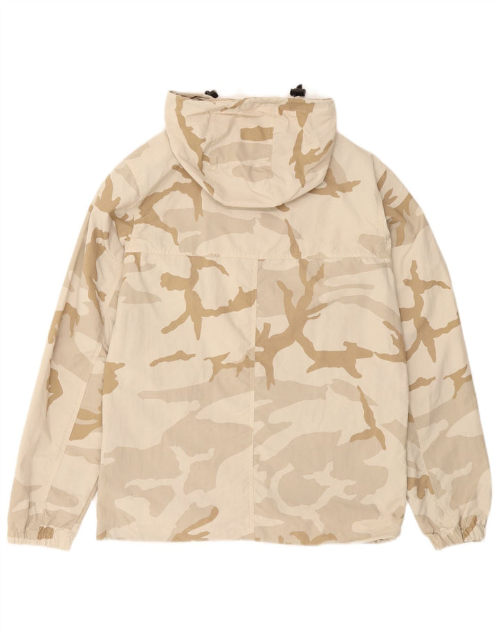 CARHARTT Herre Hættejakke Anorak UK 38 Medium Beige Camouflage Nylon