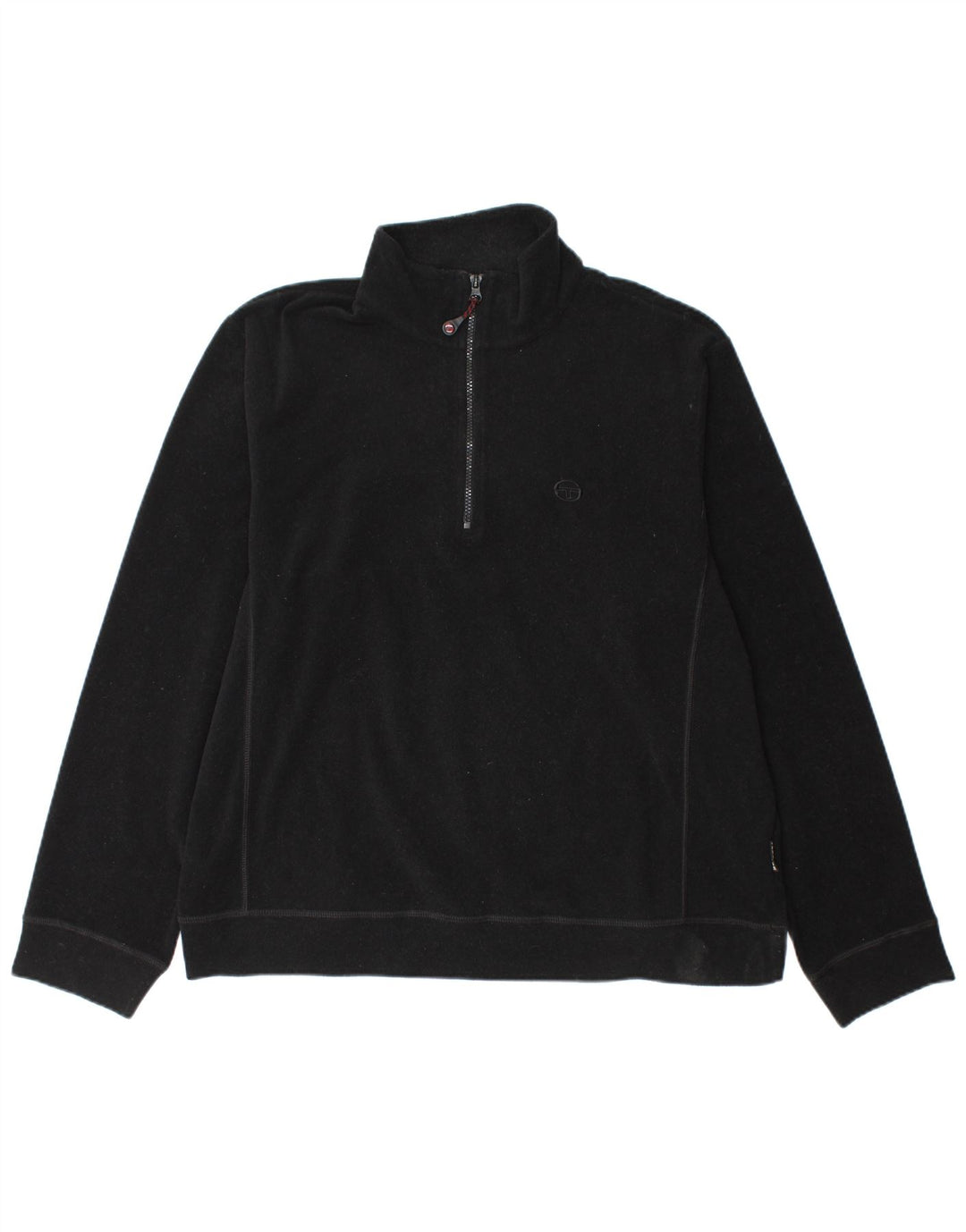 Sergio Tacchini Fleece Jumper med lynlås til mænd XL Sort Polyester