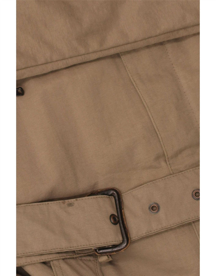 Trussardi Jeans Herre Trench Coat IT 50 Large Khaki
