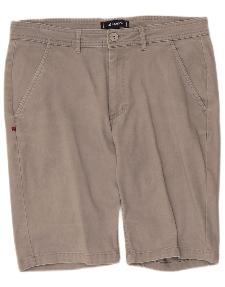 KANGOL Mens Chino Shorts Small W32  Grey Cotton