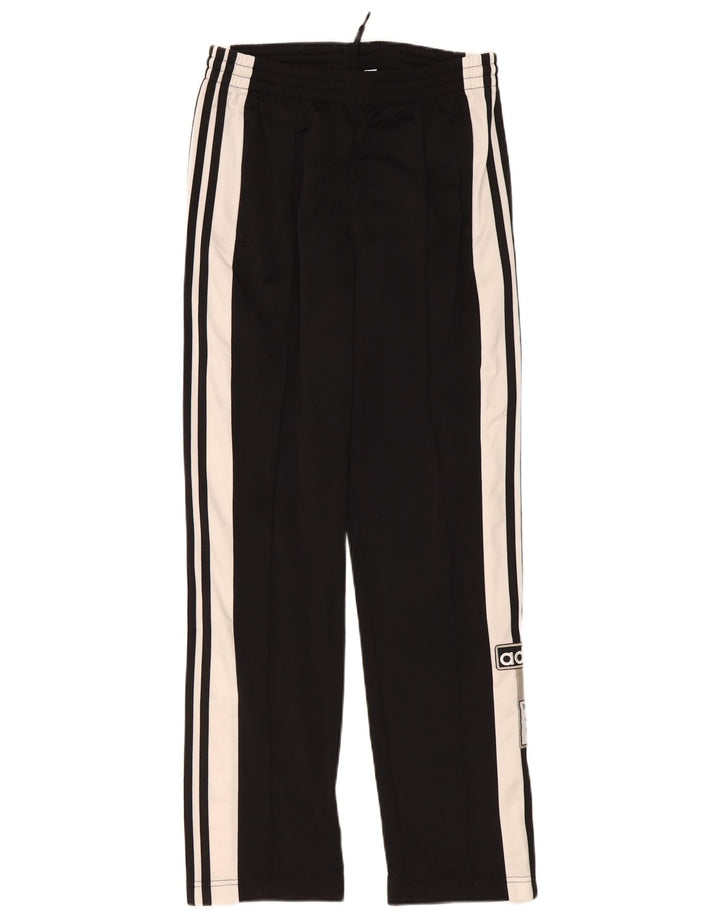 Adidas Graphic Tracksuit Bukser til mænd Small Black Colourblock Polyester
