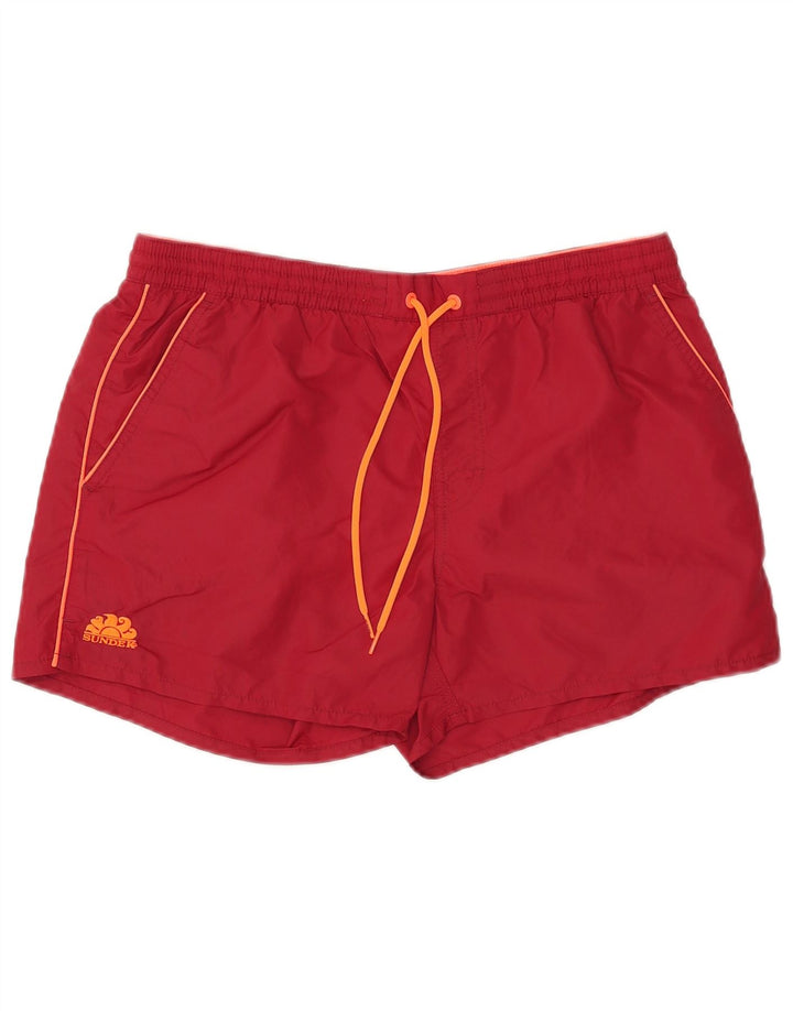 Sundek Herre badeshorts Stor Rød Nylon