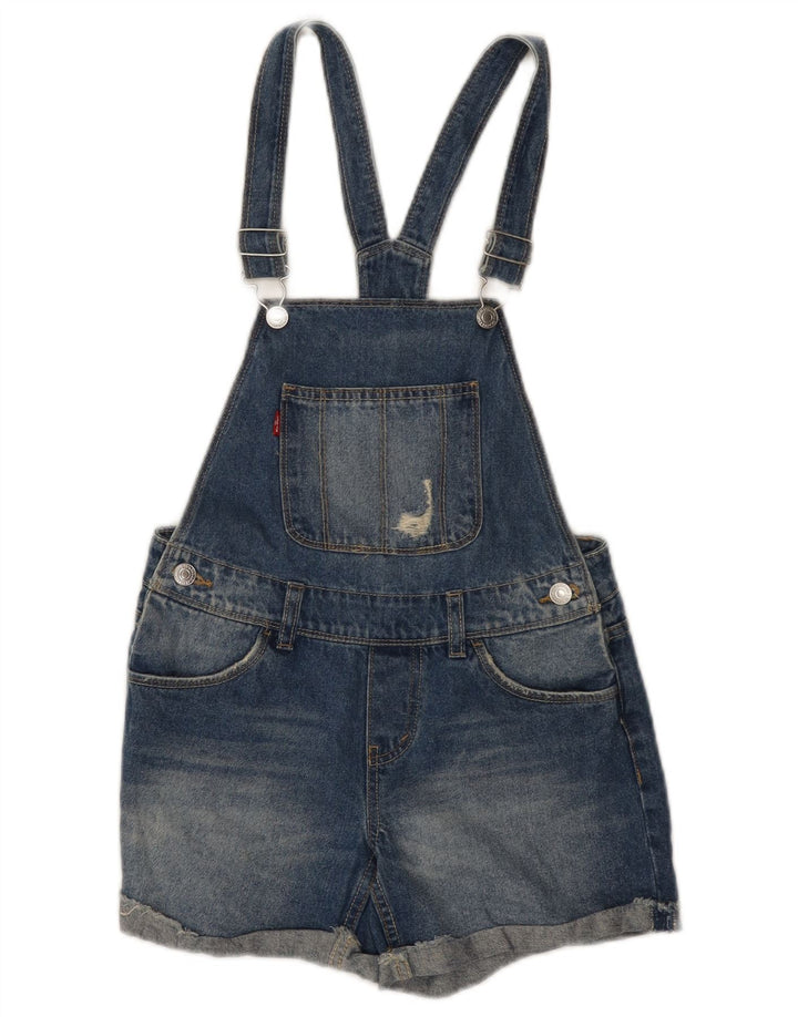 LEVI'S Pigebukser Denimshorts 11-12 år W28 Blå bomuld