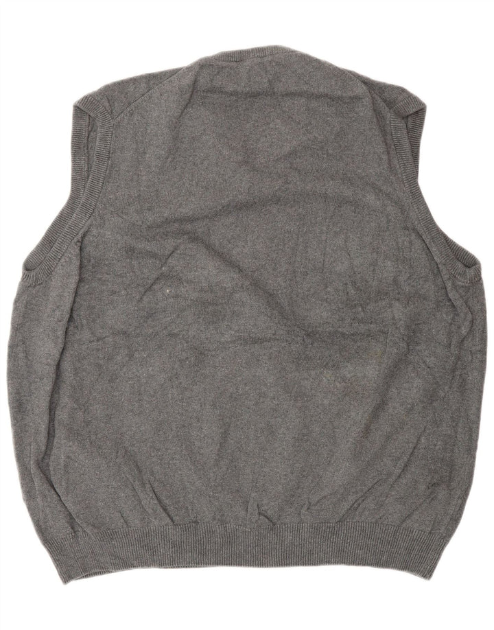 Marks & Spencer Herre Regular Fit Vest Tank Top 2XL Grå Bomuld