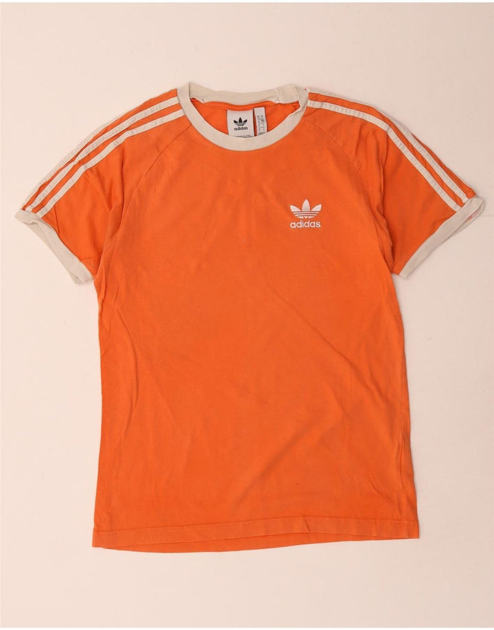 Adidas Herre T-Shirt Top Lille Orange Bomuld