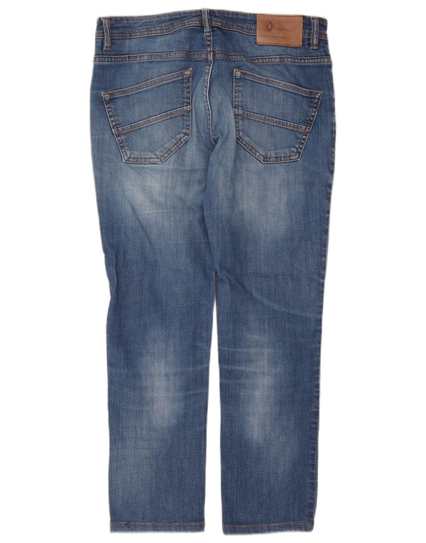 Dacks Dame Crop Slim Jeans IT 48 XL W32 L26 Blå Bomuld