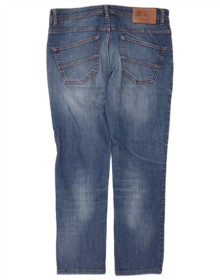 Dacks Dame Crop Slim Jeans IT 48 XL W32 L26 Blå Bomuld