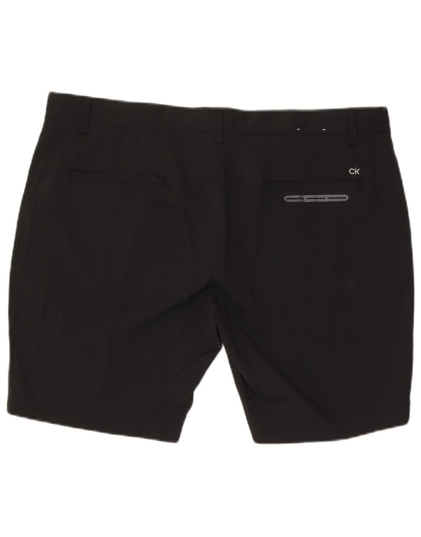 Calvin Klein Herre Chino Shorts W40 XL Sort Polyester
