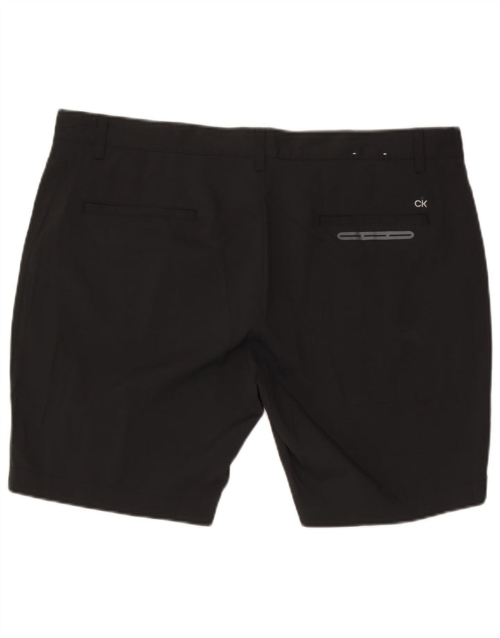 Calvin Klein Herre Chino Shorts W40 XL Sort Polyester