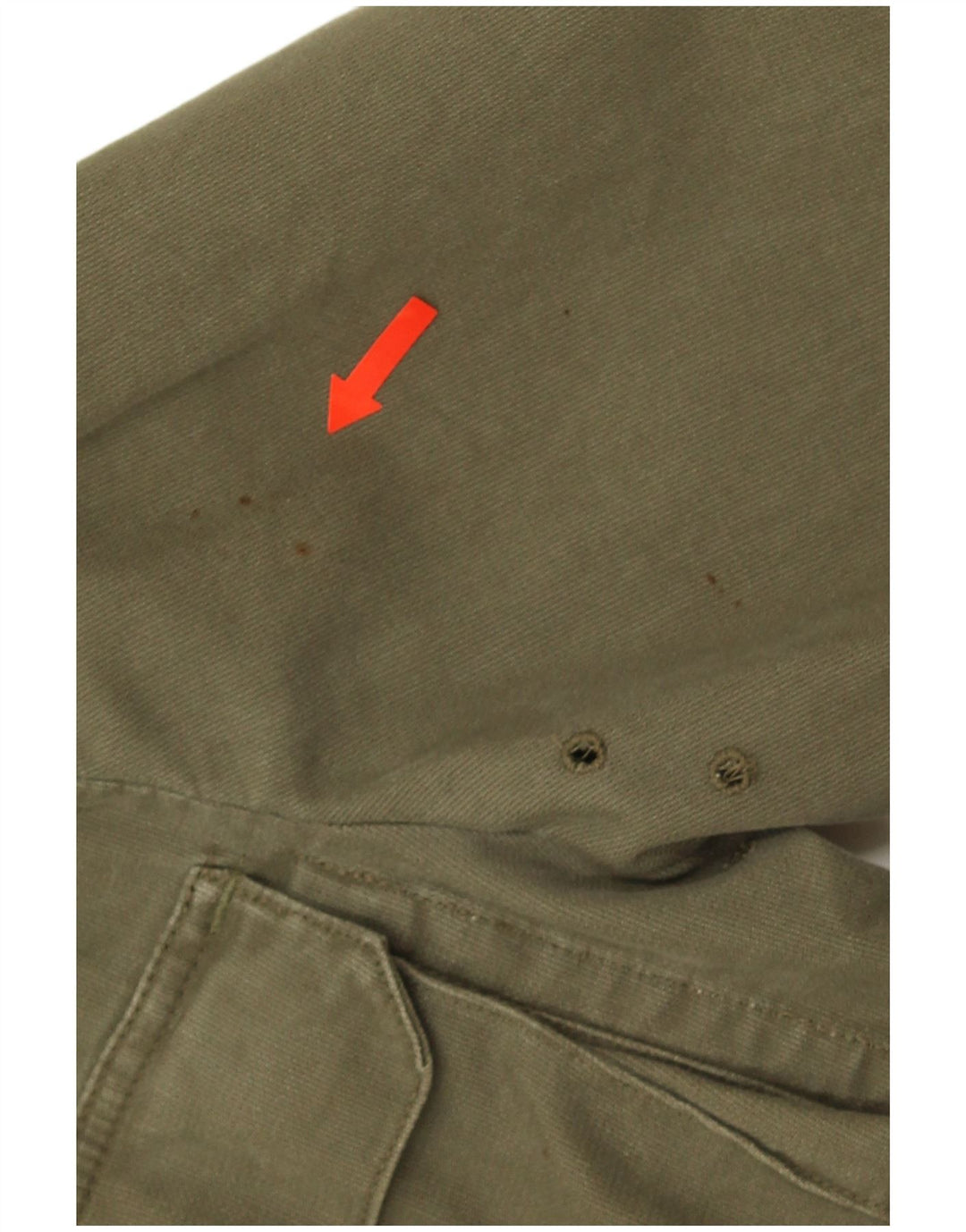 Vintage Herre Military Jacket UK 38 Medium Khaki