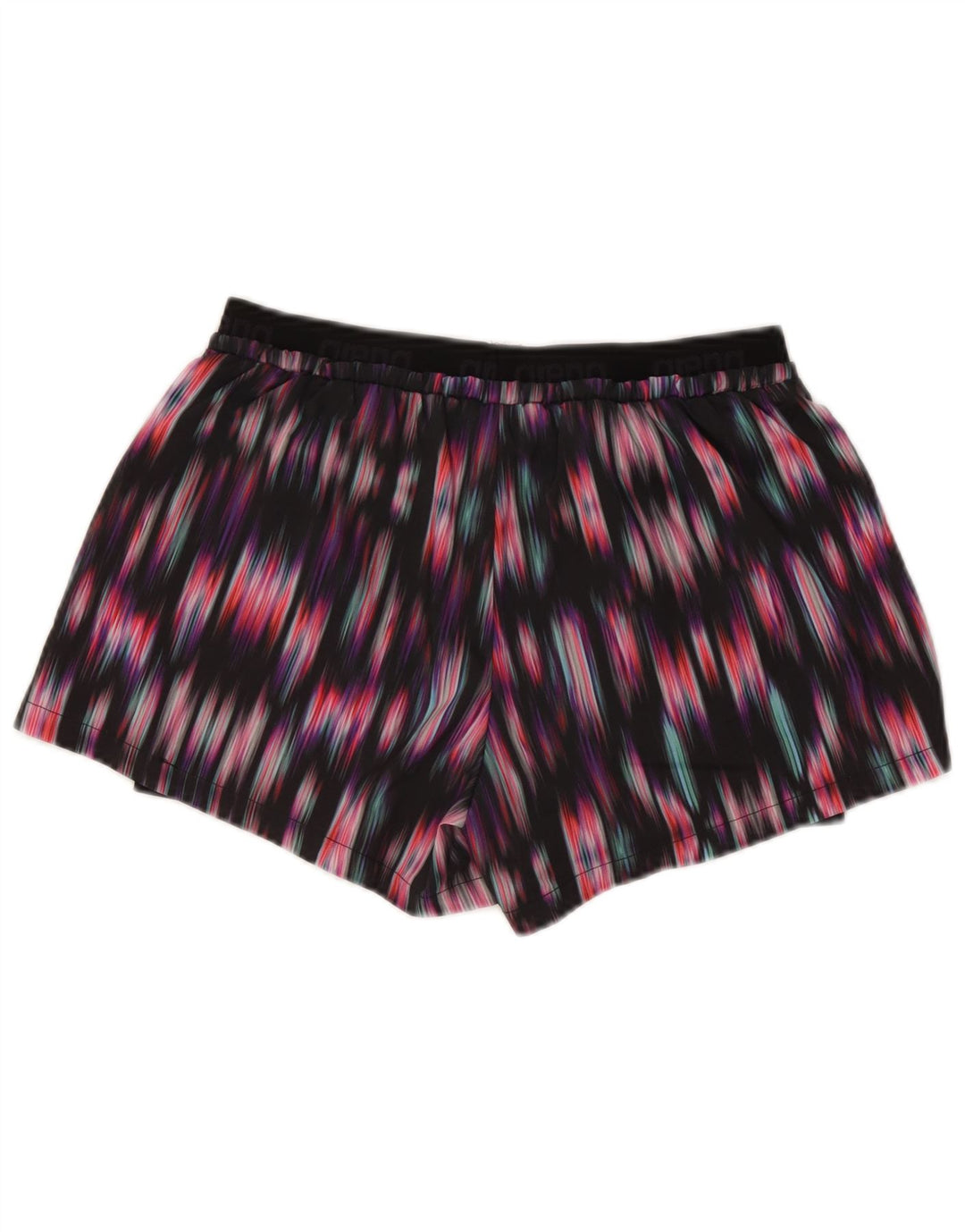 Arena Dame Sports Shorts UK 14 Medium Multicolored Ikat Polyester