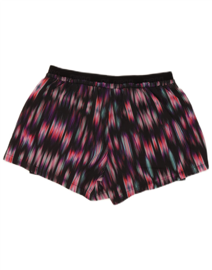 Arena Dame Sports Shorts UK 14 Medium Multicolored Ikat Polyester