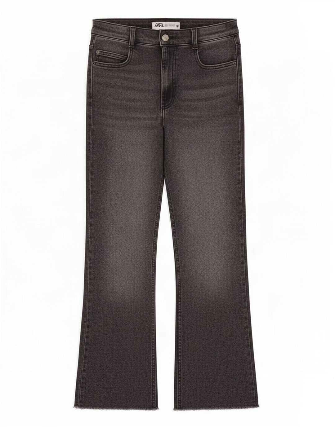 Zara Dame Bootcut Jeans EU 38 Small W28 L26 Grå