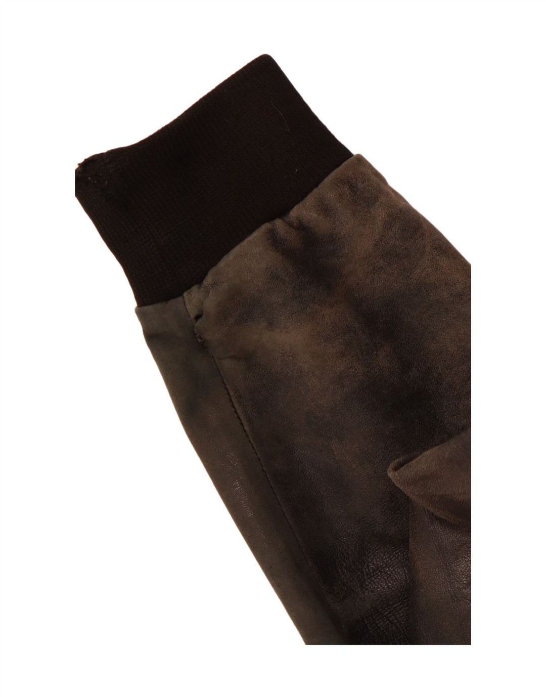 VINTAGE Herre Læderjakke UK 38 Medium Sort