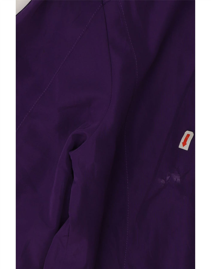 Adidas Dame Regnjakke UK 14 Stor Lilla Polyester