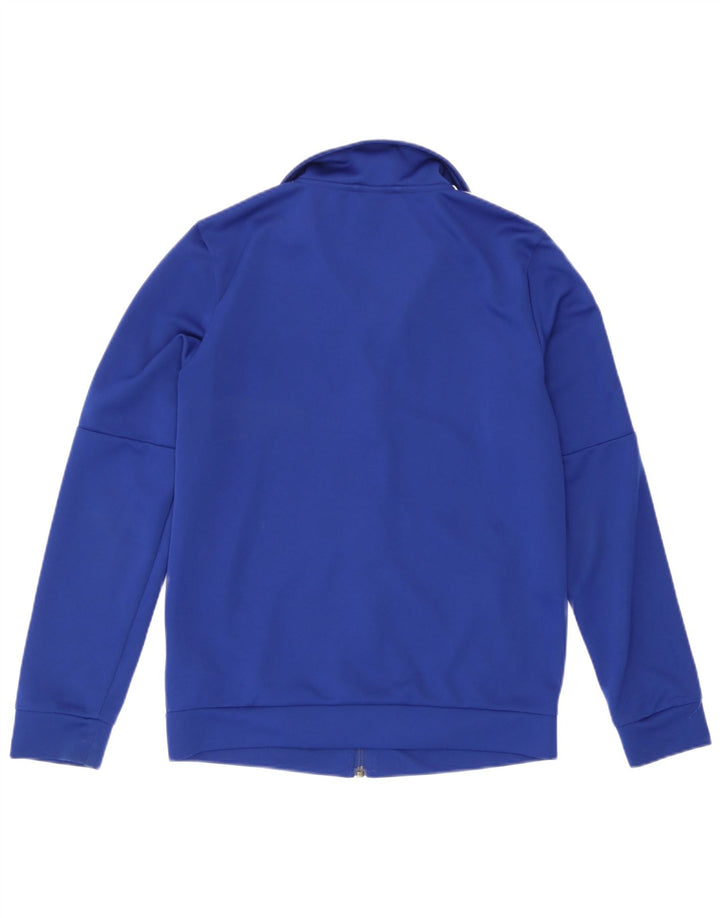 Adidas træningsdragt topjakke til kvinder UK 12/14 Medium Blue Polyester