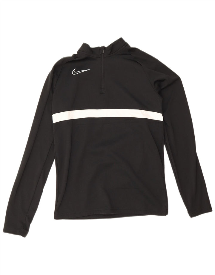 Nike Boys Dri Fit Pullover Træningsdragt Top 12-13 år Stor Sort