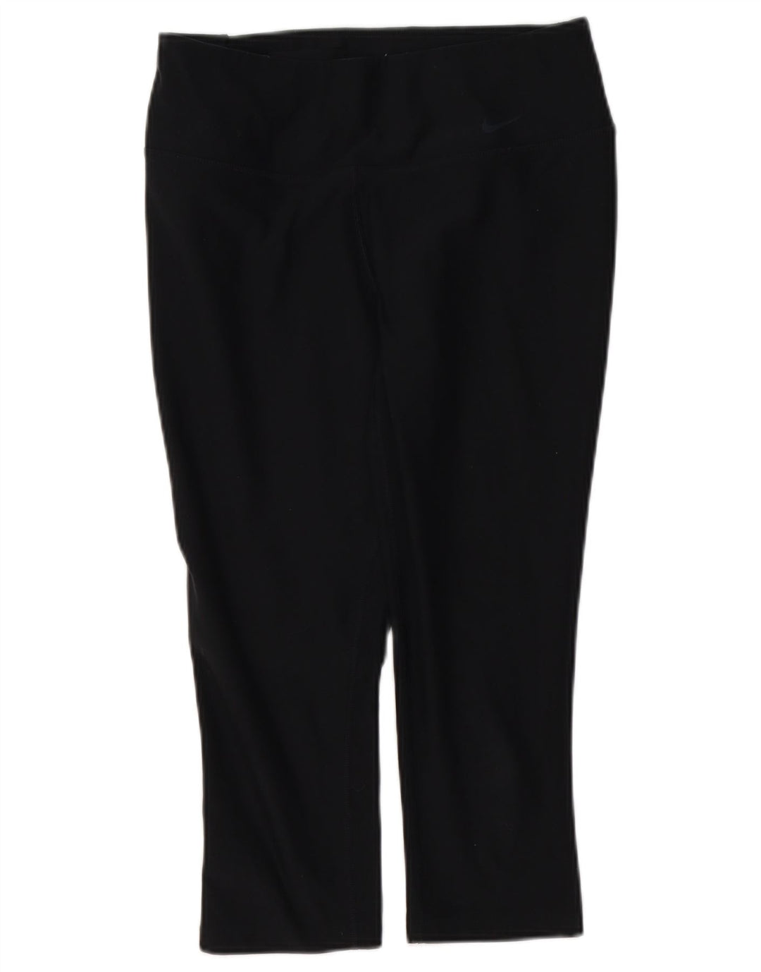 NIKE Dame Dri Fit Capri Leggings UK 12 Medium Sort