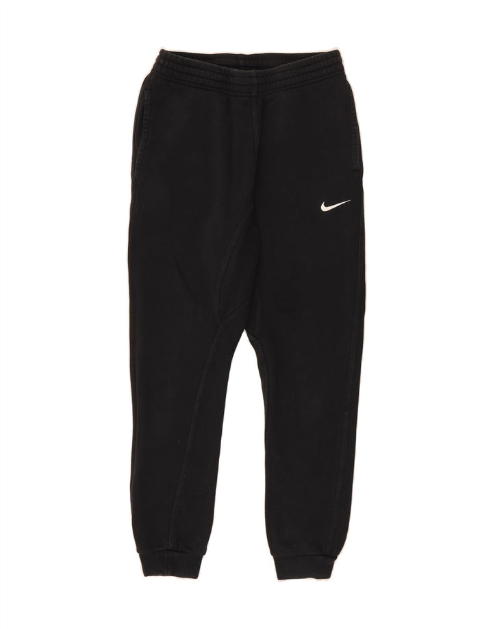 NIKE Mens Tracksuit Trousers Joggers Small  Black Cotton Vintage Nike and Second-Hand Nike from Messina Hembry 