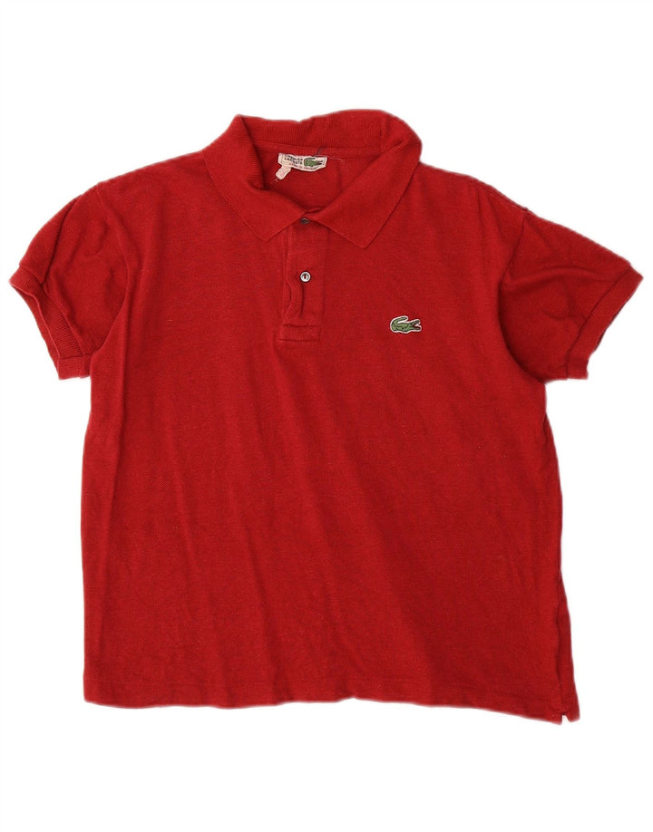 Lacoste Poloskjorte til mænd Størrelse 2 XS Rød Bomuld