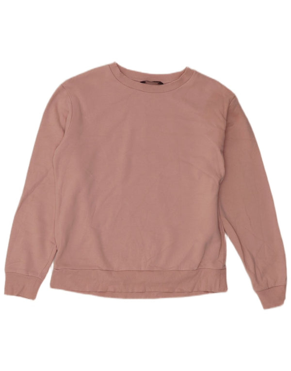 Marks & Spencer Dame Oversized Sweatshirt Jumper UK 10 Small Pink