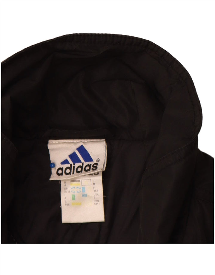 Adidas Regnjakke til mænd UK 36/38 Lille sort polyamid