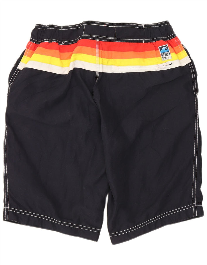 Superdry grafiske badeshorts til mænd Små marineblå polyester