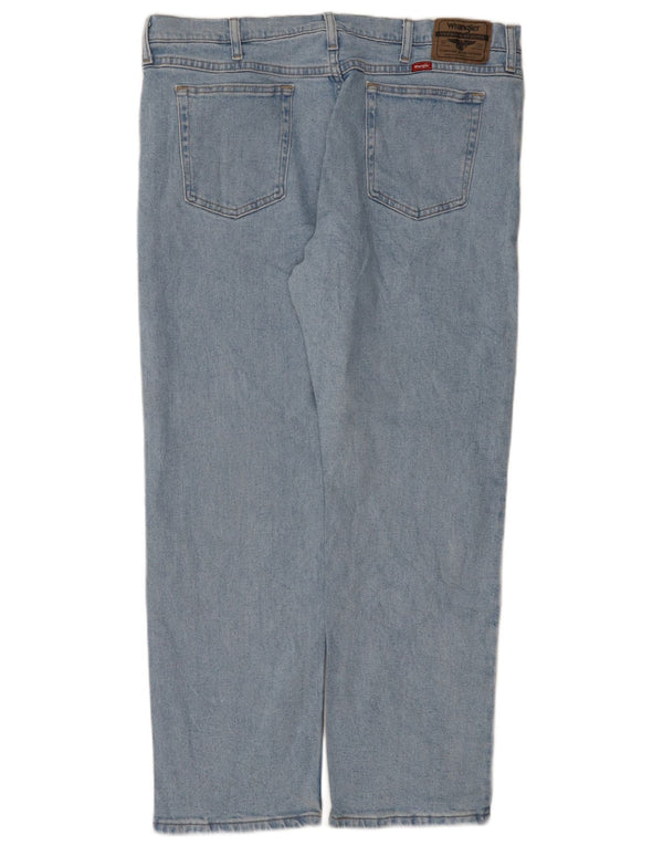 Wrangler Straight Jeans til mænd W38 L30 blå bomuld