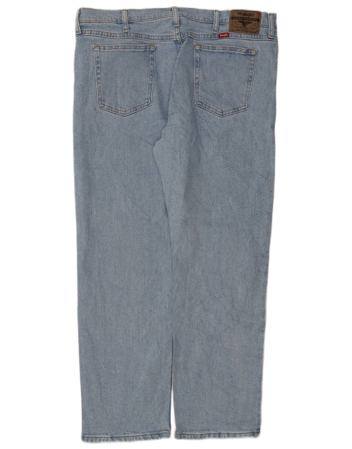 Wrangler Straight Jeans til mænd W38 L30 blå bomuld