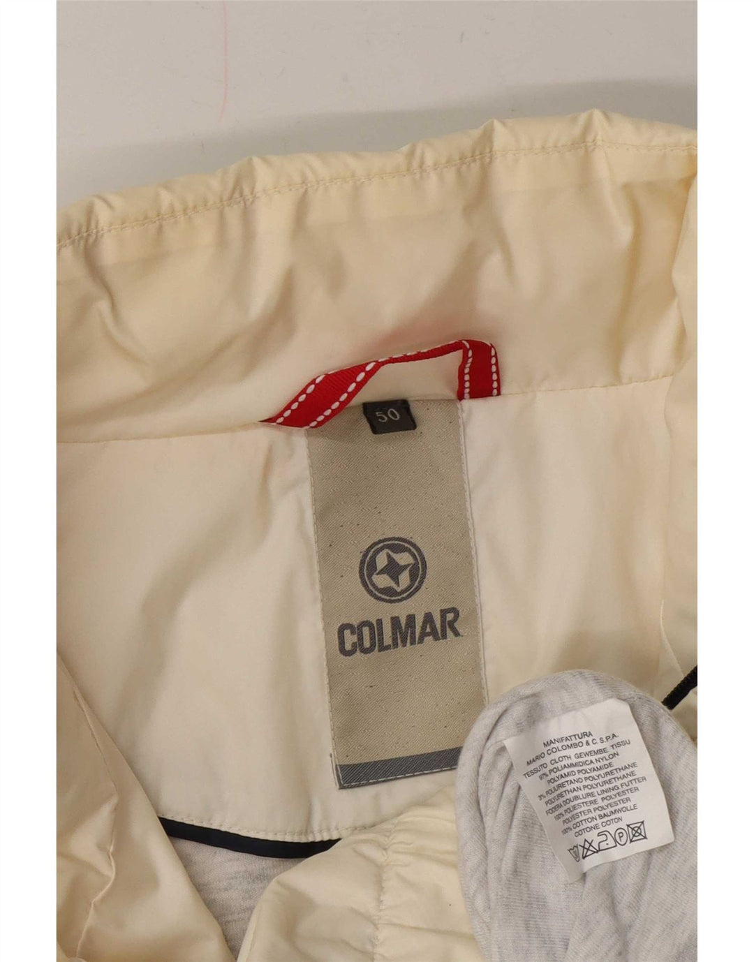 Colmar Regnjakke til mænd IT 50 Medium Off White Polyamid