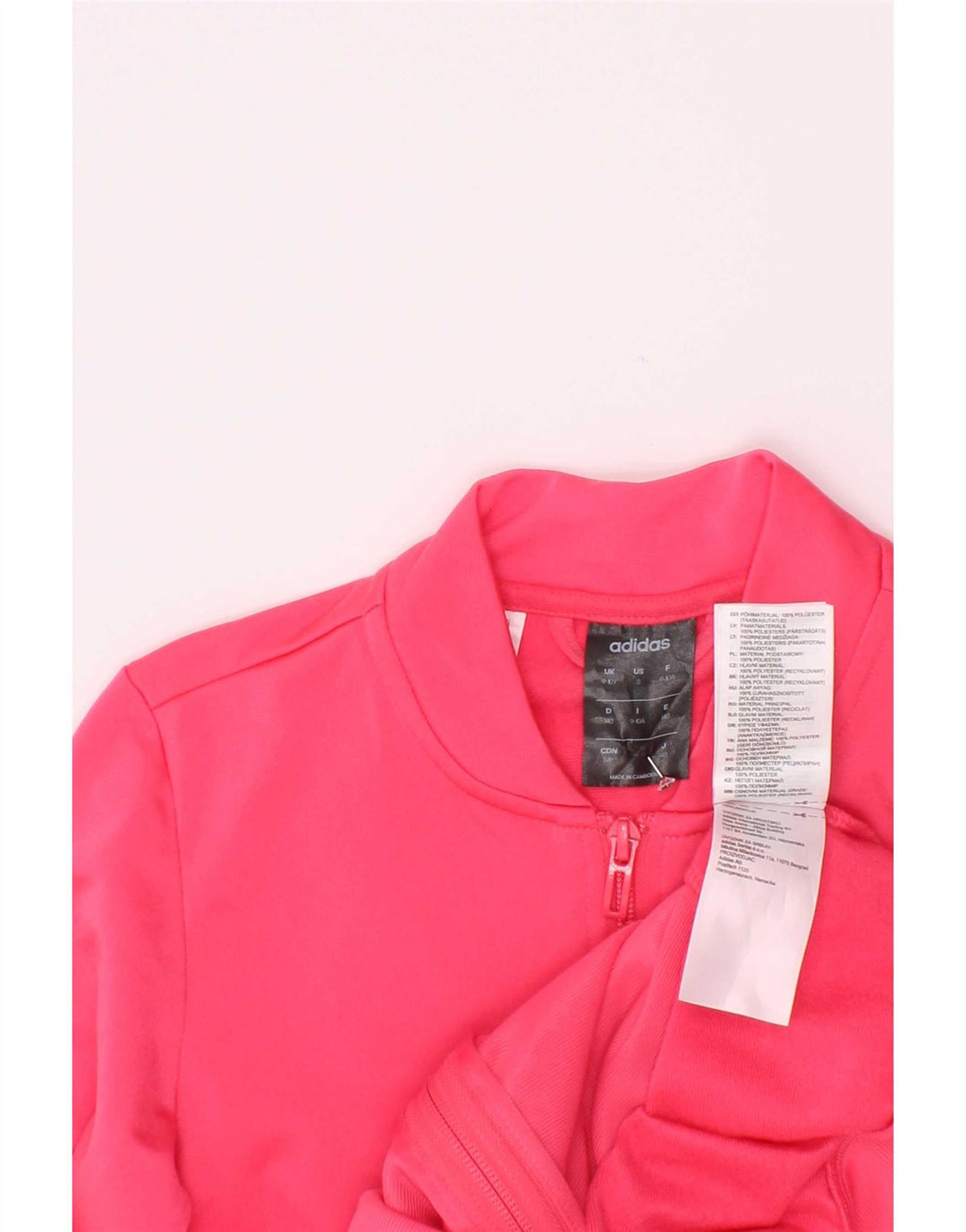 Adidas piger grafisk træningsdragt topjakke 9-10 år Pink Polyester