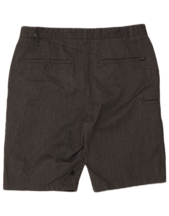 Volcom Herre Chino-shorts W34 Large Grey Flecked Bomuld