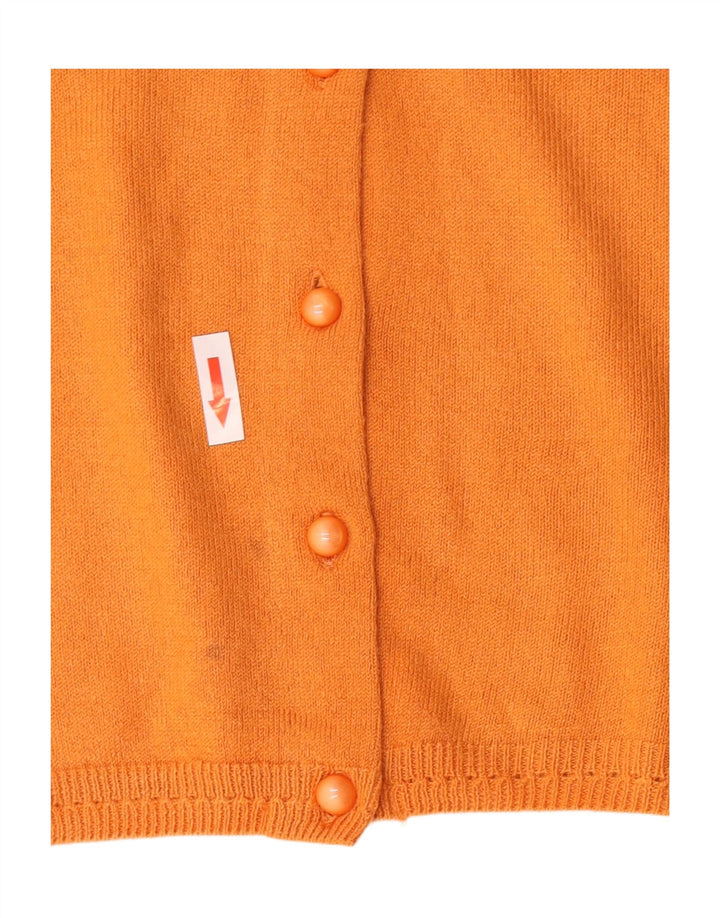 Marks & Spencer Dame Oversized Cardigan Sweater UK 16 Large Orange