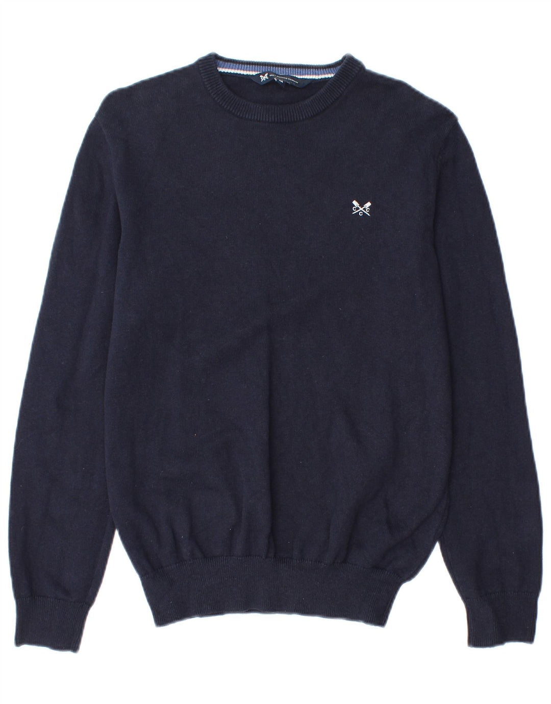 Crew Tøj Herre Crew Neck Jumper Sweater Medium Navyblå Bomuld