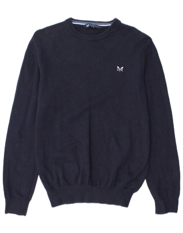 Crew Tøj Herre Crew Neck Jumper Sweater Medium Navyblå Bomuld